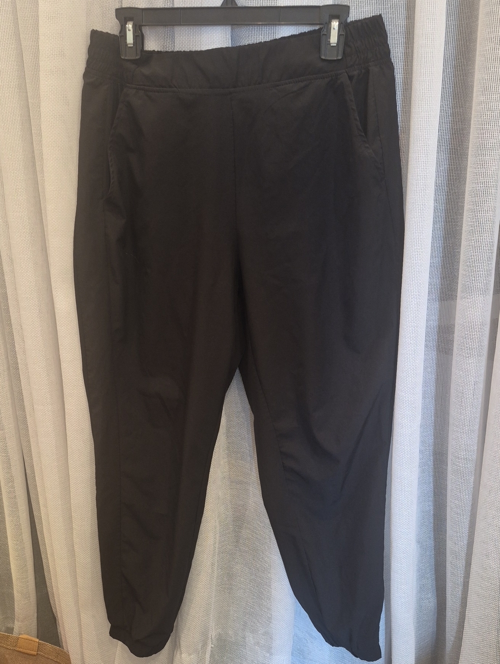 90 Degree By Reflex Black Elastic Waist Pants